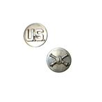 WWII US Collar Disc Set Coast Artillery Screwback, Verzamelen, Militaria | Tweede Wereldoorlog, Ophalen of Verzenden, Amerika