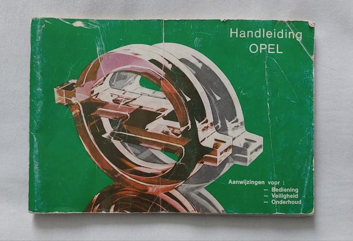 HANDLEIDING OPEL KADETT, ASCONA, MANTA EN RECORD, Auto diversen, Handleidingen en Instructieboekjes, Ophalen of Verzenden