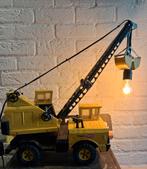 Vintage metalen Tonka hijskraan lamp met grijper, Ophalen of Verzenden, 50 tot 75 cm