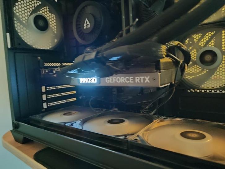 RTX 4070TI X3 OC, Computers en Software, Videokaarten, Zo goed als nieuw, Nvidia, PCI-Express 4.0, GDDR6, HDMI, DisplayPort, Ophalen