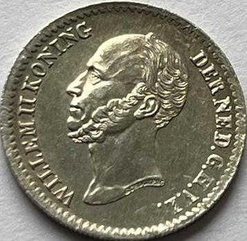 Zilveren dubbeltje 1849 topkwaliteit! beschikbaar voor biedingen