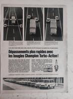 Bougies Champion advertentie 1966, Ophalen of Verzenden, Gebruikt, Overige typen