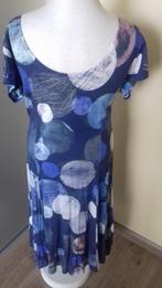 Blauwe zomerjurk, maat L, Blauw, Maat 42/44 (L), Ophalen of Verzenden, Zo goed als nieuw