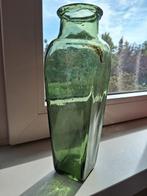 Antieke voorraadfles fles licht groen glas, Verzenden