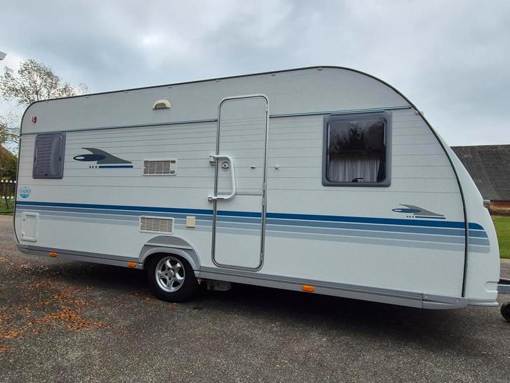 Adria 6C51, Caravans en Kamperen, Caravans, Bedrijf, 1000 - 1250 kg, Adria, Douche, Luifel