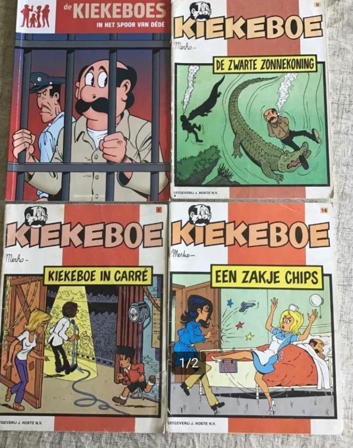 8 delen Kiekeboe door Merho, Boeken, Stripboeken, Gelezen, Meerdere stripboeken, Ophalen of Verzenden