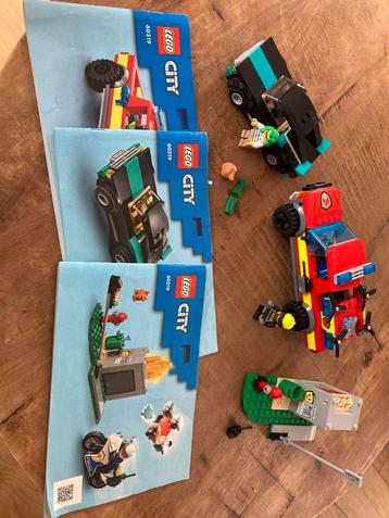Lego city brandweerauto en achtervolging beschikbaar voor biedingen