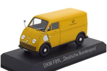 DKW F89L DHL Post 1952 Geel Schaal 1:43 Norev Ref. 820302 beschikbaar voor biedingen