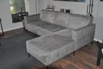 Tiolo lounque bank, alcamara stof , middengrijs, Ophalen, Gebruikt, Minder dan 75 cm, Stof