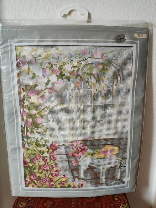 Prachtig vintage, ongeopend gobelin borduurpakket van Pako, Hobby en Vrije tijd, Borduren en Borduurmachines, Zo goed als nieuw