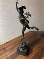 Groot Bronzen Beeld Mercurius – 64 cm – Klassieke Sculptuur, Antiek en Kunst, Kunst | Beelden en Houtsnijwerken, Ophalen of Verzenden
