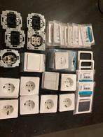 Partij inbouw stopcontacten en schakelmateriaal, Ophalen of Verzenden, Gebruikt, Stopcontact