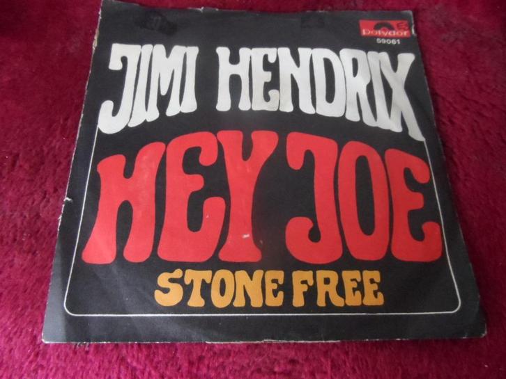 Jimi Hendrix - Hey Joe / Stone Free, Cd's en Dvd's, Vinyl Singles, Gebruikt, Single, Rock en Metal, 7 inch, Ophalen of Verzenden