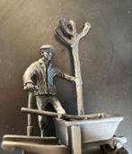 beeldje: Tuinman met kruiwagen, Ophalen of Verzenden