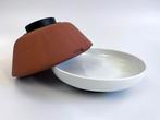 BK Slowcooker 22 cm | Combi van terracotta en wit geglazuurd, Ophalen of Verzenden, Zo goed als nieuw, Overige materialen