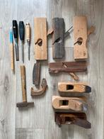 Nooitgedragt schaven, beitels, hamer, zaagje, Antiek en Kunst, Antiek | Gereedschap en Instrumenten, Ophalen of Verzenden