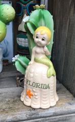 Vintage bel / beeldje zeemeermin van porselein, Ophalen of Verzenden, Nieuw