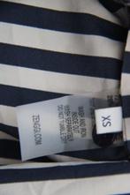 Jurk donkerblauw/ beige Zenggi mt XS (XL) travelstof Vaste p, Zenggi, Blauw, Maat 46/48 (XL) of groter, Ophalen of Verzenden