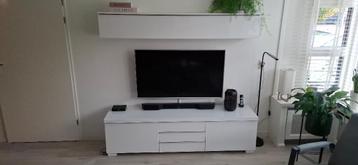 Ikea Besta wandkast hoogglans wit - afbeelding 2