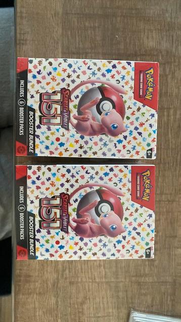 2x booster bundle Pokemon 151 beschikbaar voor biedingen