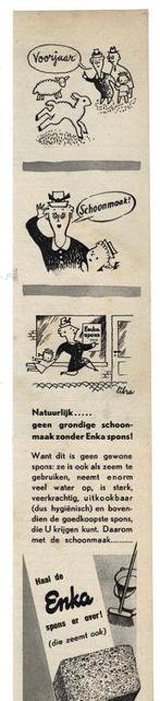 3 ENKA SPONS ER OVER Advertenties A.K.U. ARNHEM 1949, Verzenden, Zo goed als nieuw, Overige typen