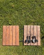 Bastard Large Zijtafels, Ophalen of Verzenden, Gebruikt, Hout