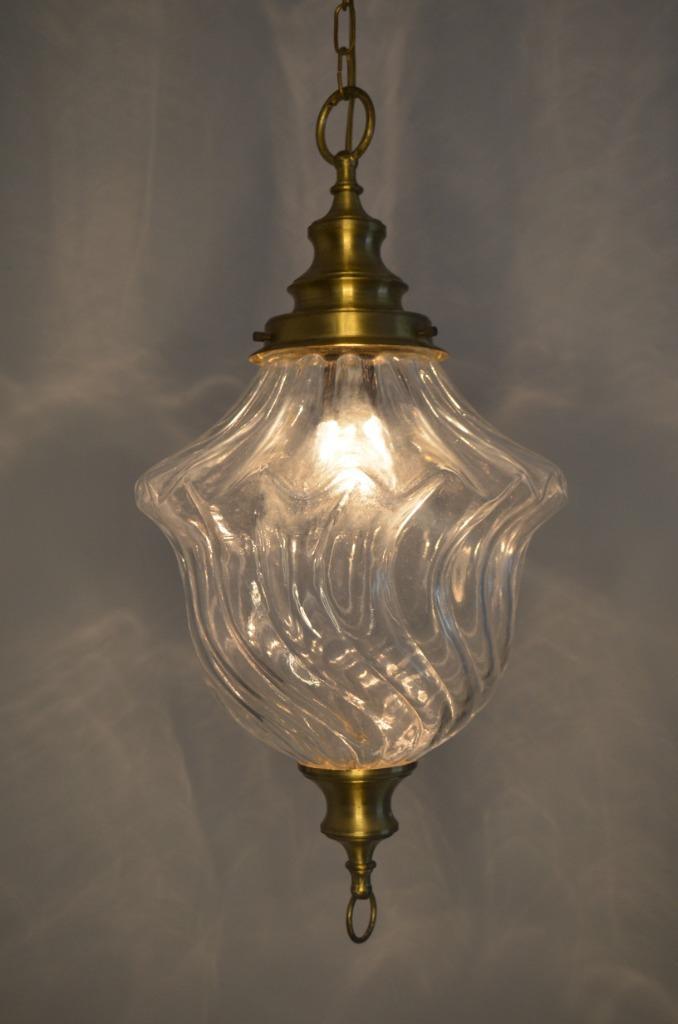 Vintage Hollywood Regency designlamp - Murano Italiaans 1970, Huis en Inrichting, Lampen | Hanglampen, Gebruikt, 75 cm of meer