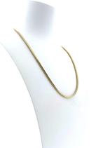 14 K Geelgouden Slangen Collier - 42.5 cm / 12.7 g / 2.5 mm, -, -, Ophalen of Verzenden, Zo goed als nieuw