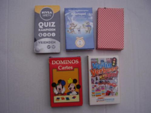 5 kaartspellen, Hobby en Vrije tijd, Gezelschapsspellen | Kaartspellen, Verzenden