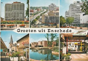 ENSCHEDE Hoogbouw Stadsgezichten Winkelcentrum Groeten beschikbaar voor biedingen
