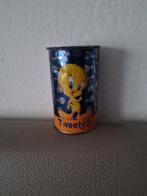 Spaarpot in blik Tweety, Ophalen of Verzenden, Metaal of Blik, Overige thema's