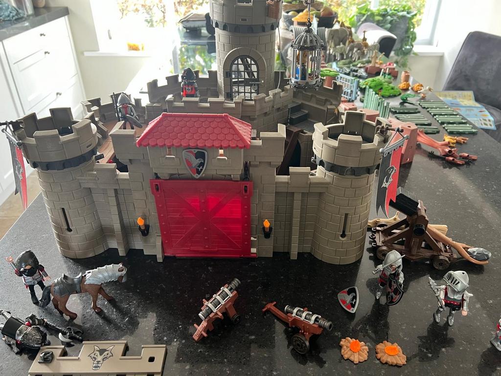Playmobil Ridderkasteel, Ophalen, Gebruikt
