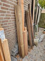 7x planken 13,5x2x179,5 geïmpregneerd tuinhout schutting, 1 tot 2 meter, 6 meter of meer, Ophalen of Verzenden, Zo goed als nieuw