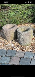 Hardstenen tuinvazen per stuk. 6 halen 5 betalen, Tuin en Terras, Ophalen, Gebruikt