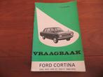 Vraagbaak Ford Cortina 1300, 1600, 1600 GT, 1600 E 1968-70, Auto diversen, Ophalen of Verzenden