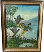L.j. Albers ede schilderij fazanten, Antiek en Kunst, Ophalen of Verzenden