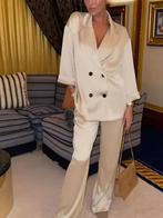 Zara look a like blazer pantalon set pak van merk Dolssaci, Verzenden, Zo goed als nieuw, Beige