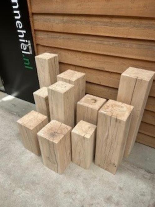Eiken Sokkels, Huis en Inrichting, Woonaccessoires | Zuilen en Pilaren, Nieuw, Ophalen