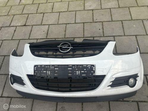 Opel Corsa D ('06-'10) Voorbumper + Mistlampen | Z474 |, Auto-onderdelen, Carrosserie en Plaatwerk, Bumper, Opel, Voor, Gebruikt