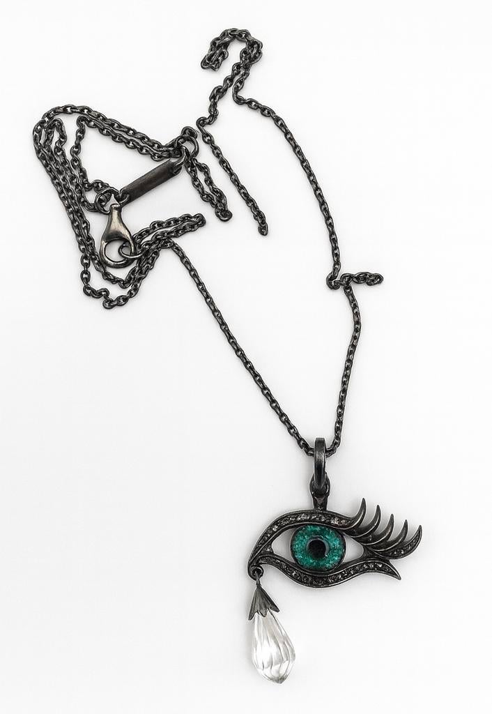 Stephen Webster Gouden Hanger met Diamanten en Topaas, Overige voorstellingen, Nieuw, Ophalen of Verzenden, Met edelsteen