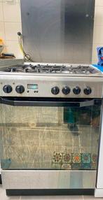 Indesit gasfornuis met elektricshe oven, Ophalen, Gebruikt, 4 kookzones, Gas