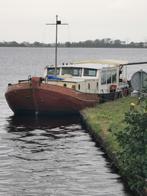 Mooi model Tjalk / woonboot / woonschip met werk, Huizen en Kamers, Woonboten te koop, 80 m², 4 kamers, Friesland