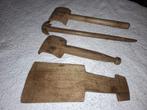 4 stuks oude botersrijkers, begin 1900, Ophalen of Verzenden