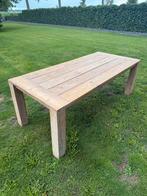 Tafel voor binnen of buiten 220cm lang, Huis en Inrichting, Tafels | Eettafels, Ophalen, 200 cm of meer, 50 tot 100 cm, Zo goed als nieuw