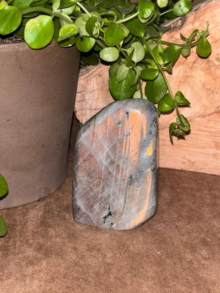 Oranje Labradoriet, Verzamelen, Mineralen en Fossielen, Mineraal, Ophalen of Verzenden