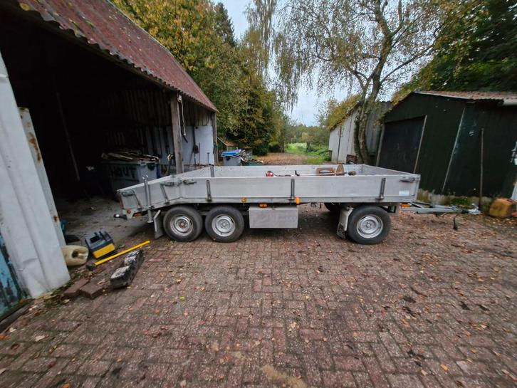 Machinetransporter / Schamelaanhanger - 1989 marge!!, Auto diversen, Aanhangers en Bagagewagens, Ophalen