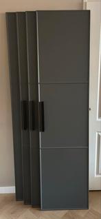 IKEA Pax Meraker deuren - 4st grijs - 50x195cm, Huis en Inrichting, Kasten | Kledingkasten, Ophalen, 50 tot 100 cm, Zo goed als nieuw