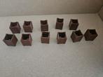 Lego Tonnen Vierkant - 11 Stuks, Ophalen of Verzenden, Gebruikt, Losse stenen, Lego