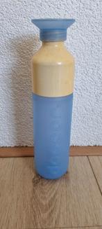 Blauwe Dopper drinkfles - witte drinkbeker wat verkleurd, Ophalen of Verzenden, Zo goed als nieuw