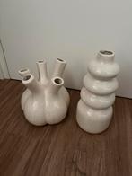 Beige vazen, Huis en Inrichting, Woonaccessoires | Vazen, Ophalen, Overige kleuren, Aardewerk of Porselein, Zo goed als nieuw